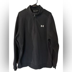 XL Under Armour Men's Black Quarter-Zip Jacket